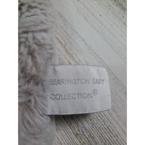 Plush Gray Owl Play Mat Belly Tummy Time Soft Bearington Baby Lovey Blanket 32" - Picture 7 of 13